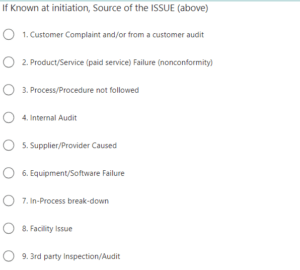 Msi'S Sources Of Corrective Actions