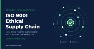 ISO 9001 ethical supply chain