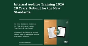 internal auditor training 2026