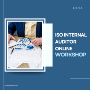 ISO internal auditor online workshop for quality management systems.